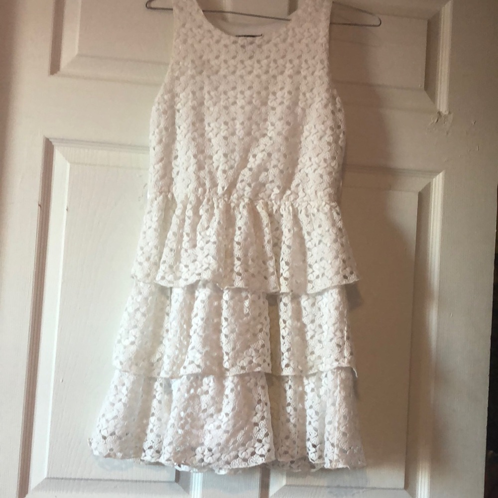 White summer dress kids